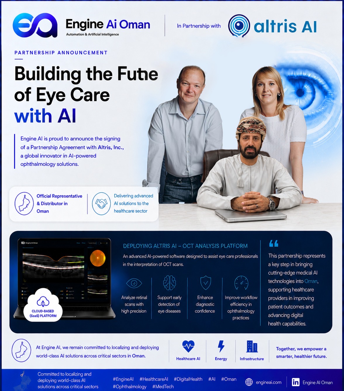 Engine AI Announces Strategic Partnership with Altris AI to Advance AI-Powered Eye Care in Oman